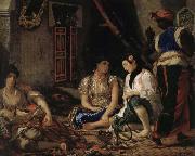 Eugene Delacroix Women of Algiers in the room china oil painting artist